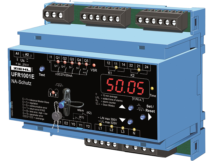 Ziehl Spannungs- und Frequenz-Relais UFR1001E