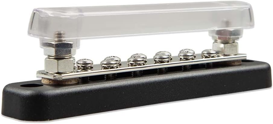 Busbar 150A 2P with 10 screws +cover