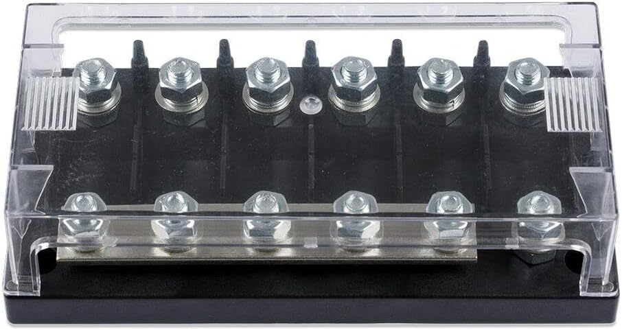 Fuse holder 6-way for MEGA-fuse