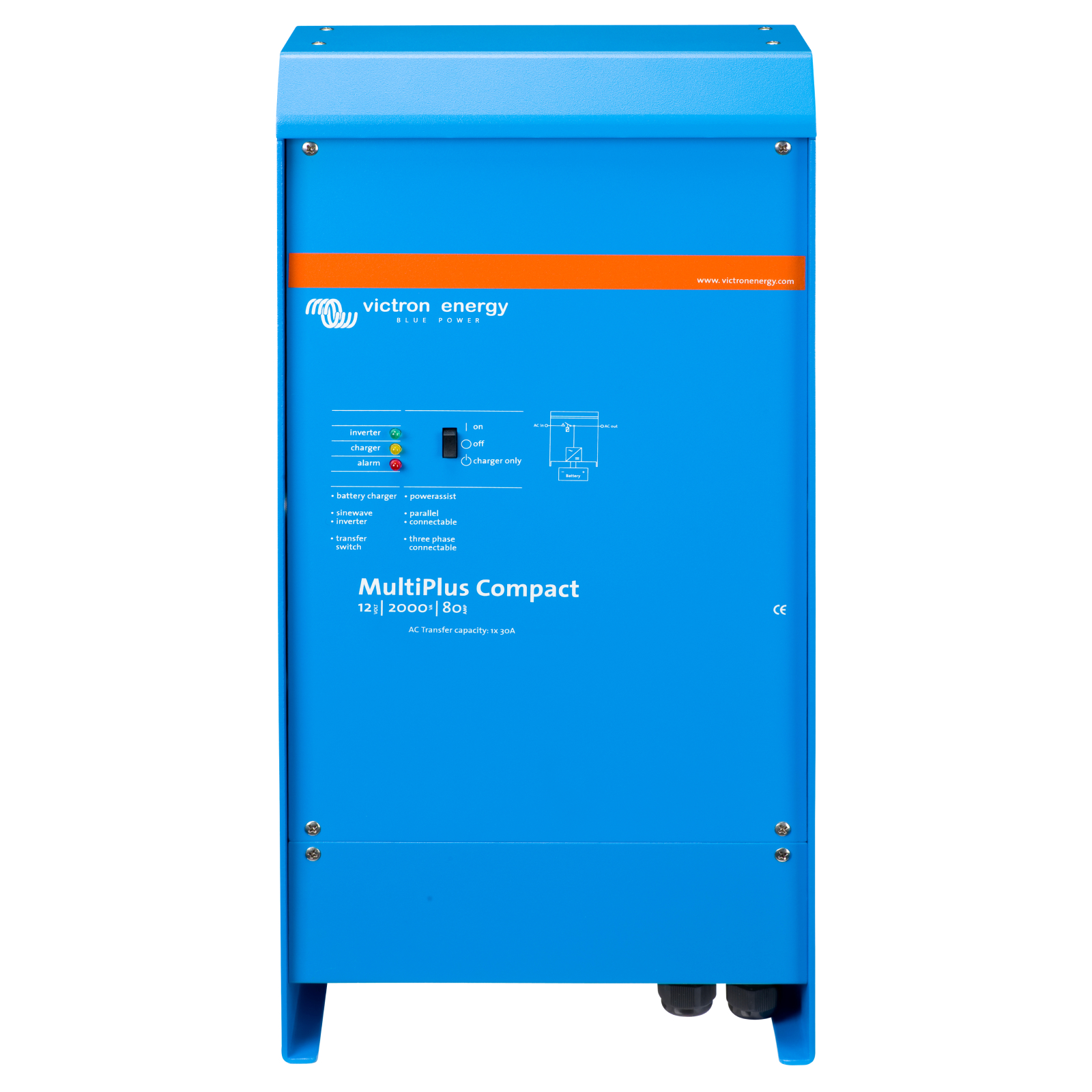 MultiPlus Compact 12/2000/80-50 120V VE.Bus (UL 458)