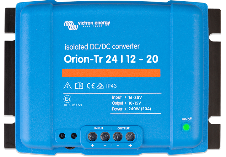Orion-Tr 48/24-12A (280W) Isolated DC-DC converter