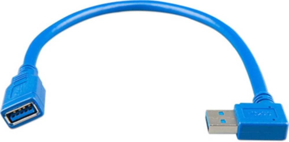 USB-Verlängerung mit rechtem Winkel auf einer Seite