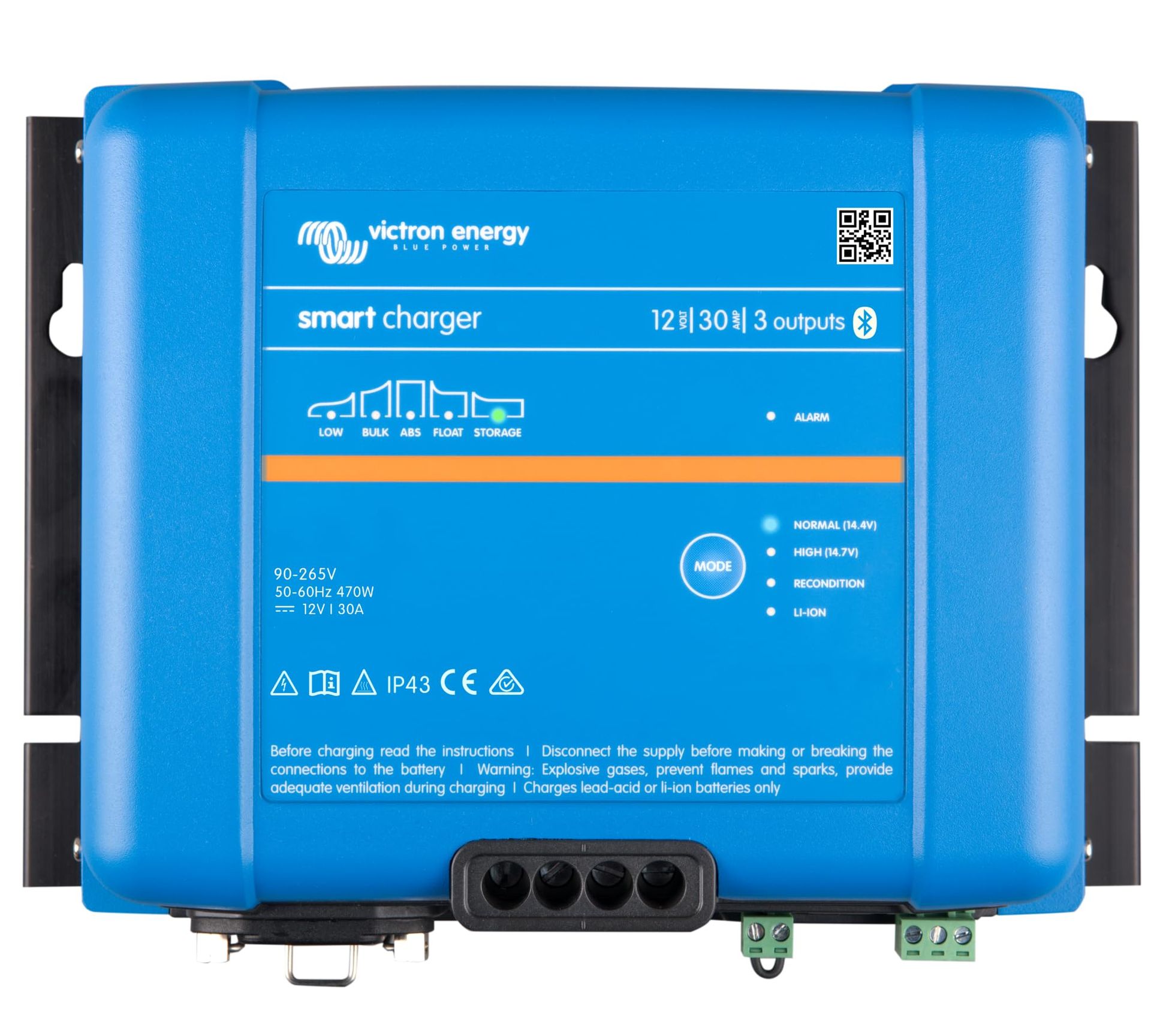 Smart IP43 Charger 12/30(3) 120-240V