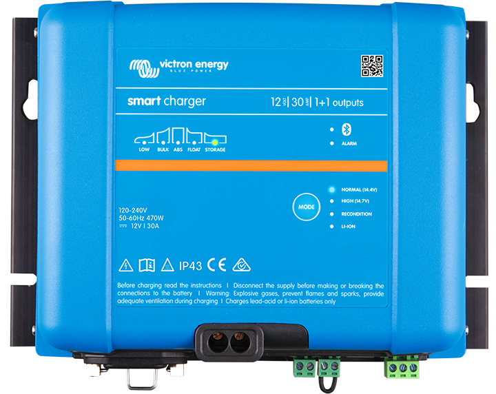 Phoenix Smart IP43 Ladegerät - Ladegerät 1 Ausgang , 120-240V Multi , 36V , Smart IP43 Charger 36/15(1) 120-240V