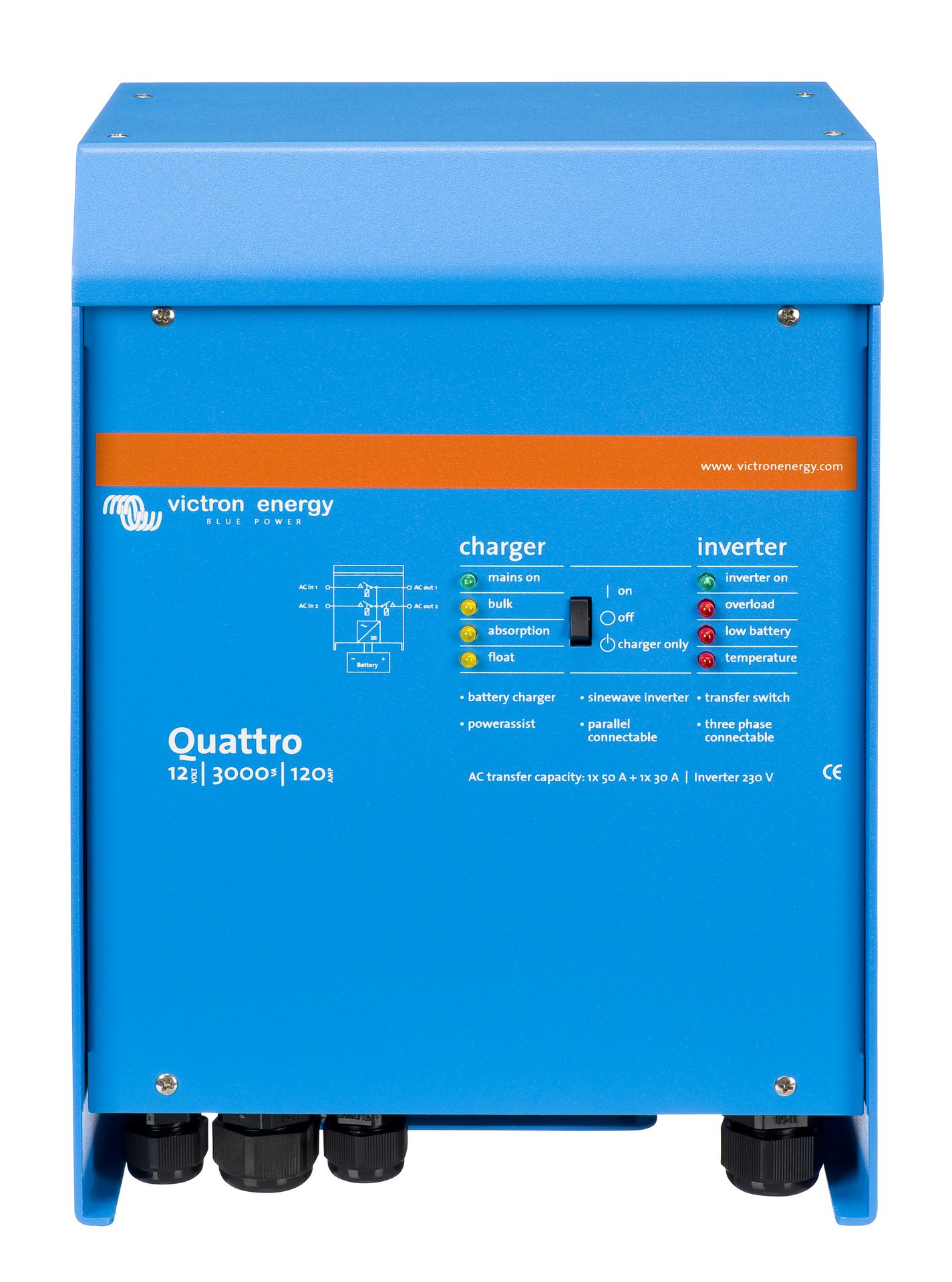 Quattro 12/5000/220-100/100 230V VE.Bus