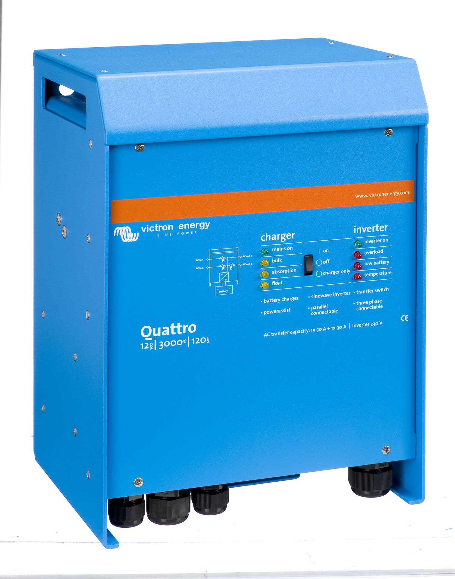 Quattro 12/5000/220-100/100 230V VE.Bus