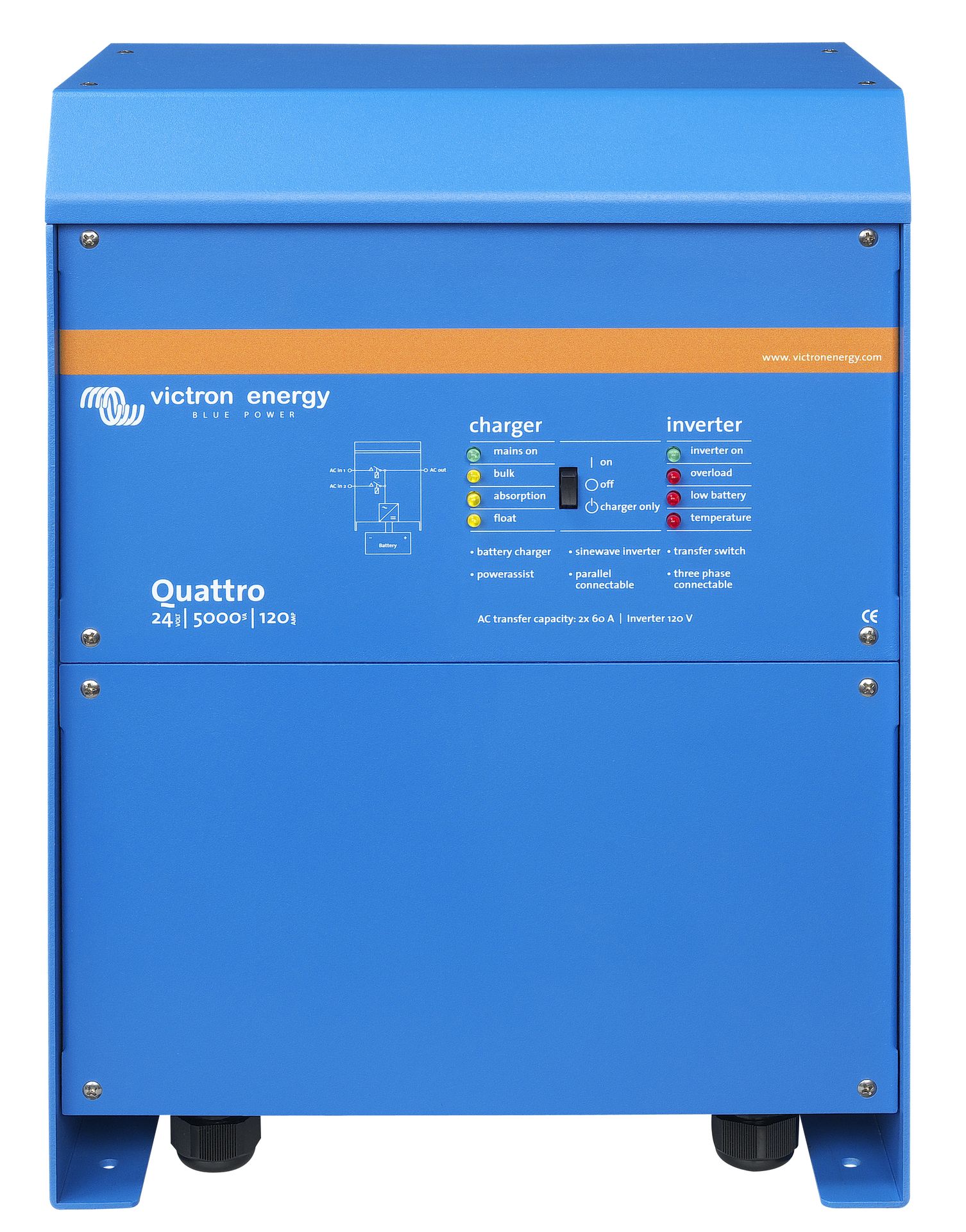 Quattro 12/5000/220-100/100 230V VE.Bus