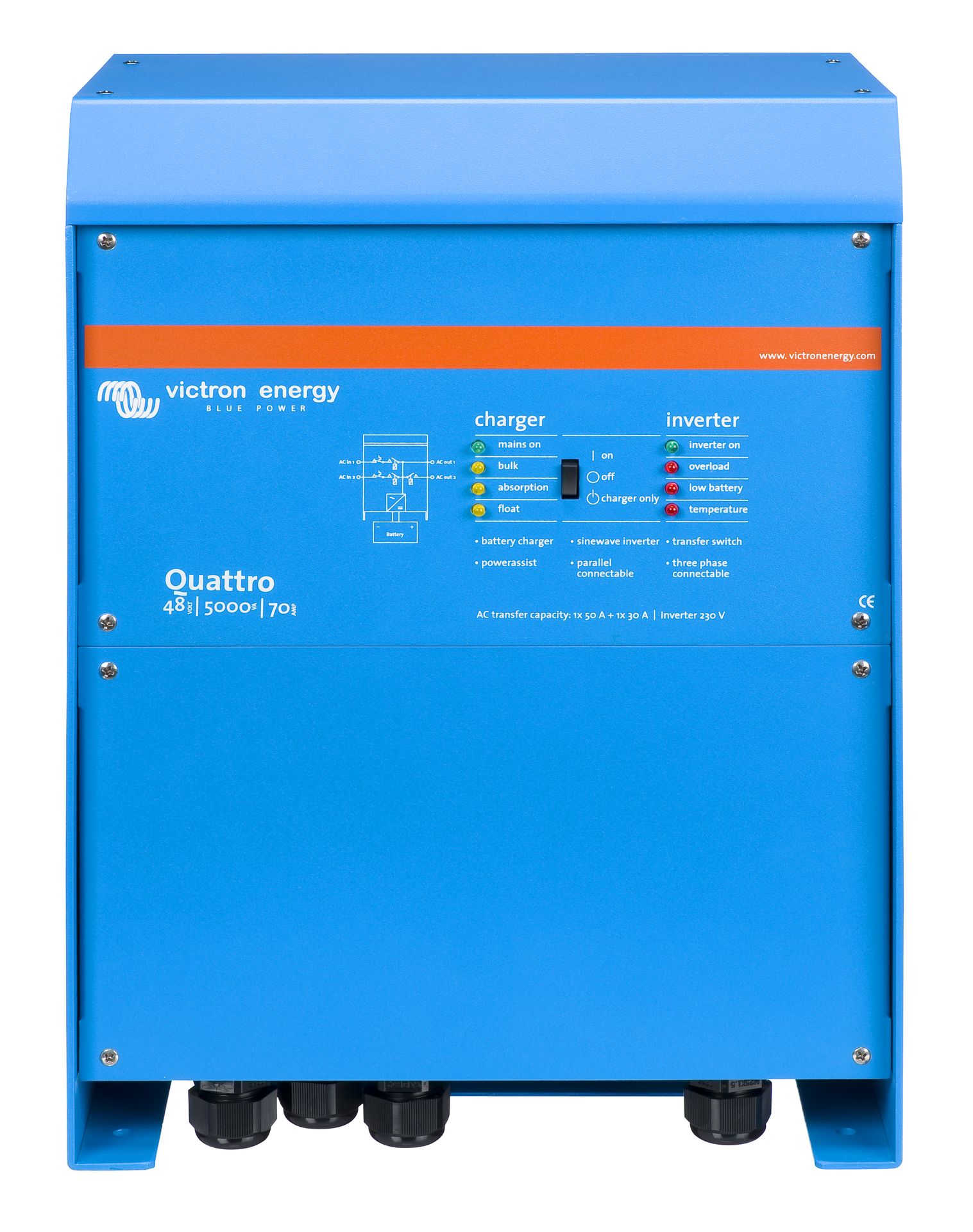 Quattro 12/5000/220-100/100 230V VE.Bus