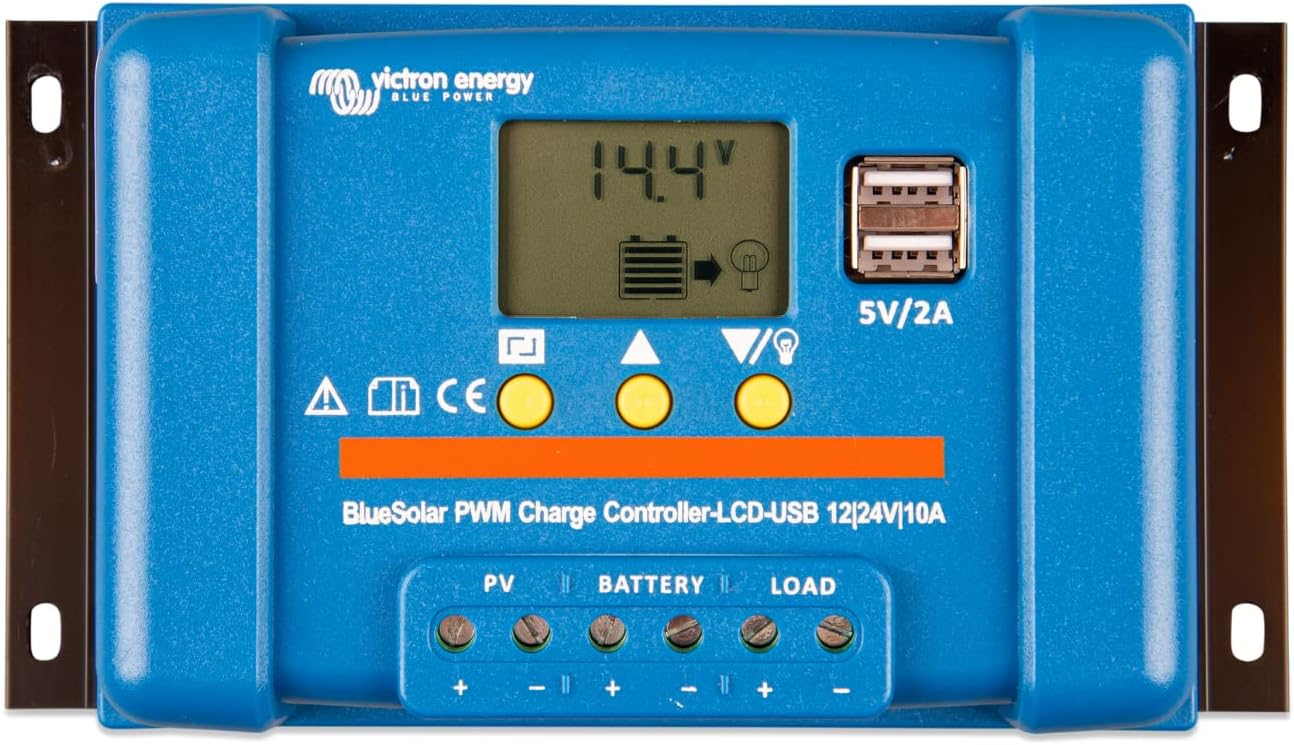 BlueSolar PWM-LCD&USB 12/24V-10A