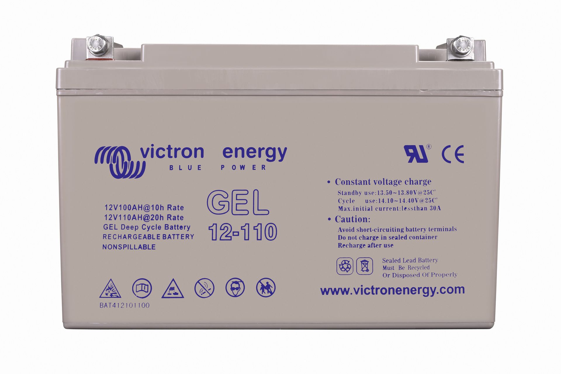 12V/110Ah Gel Deep Cycle Batt.