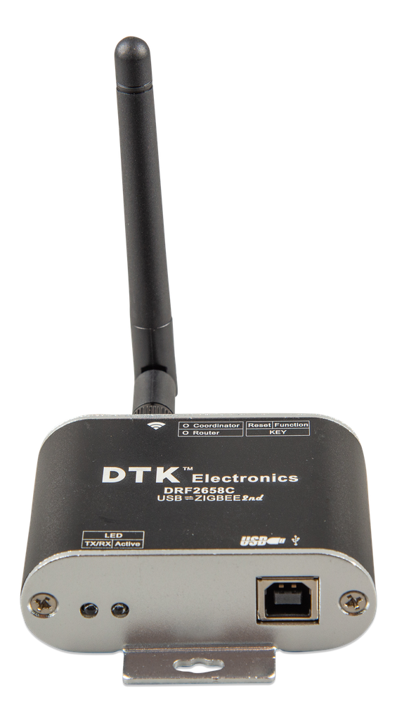 DRF2658C Zigbee to USB converter (front-angle) [#1862]
