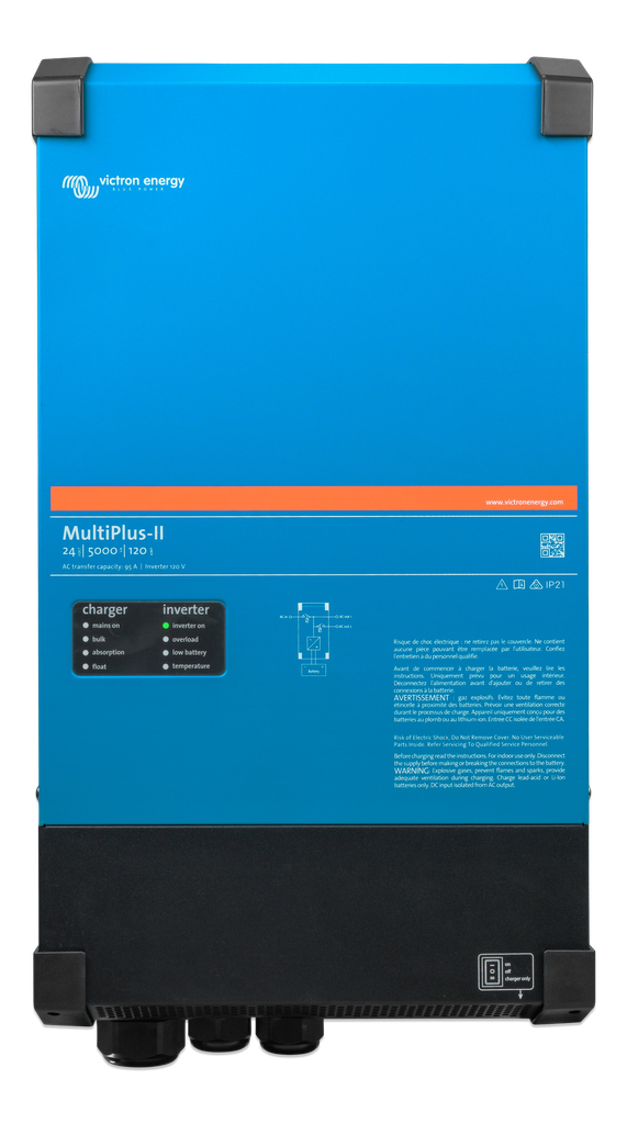 MultiPlus-II 24V 5kVA 120-95 120V (front)  [#22754]
