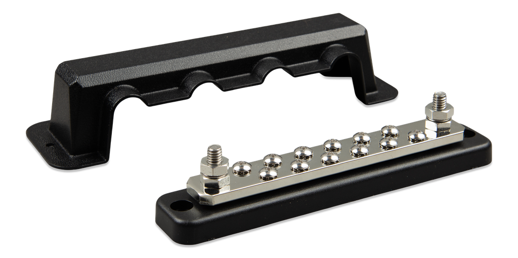 Busbar 250A 2P with 12 screws +cover (left with cover)  [#33160]