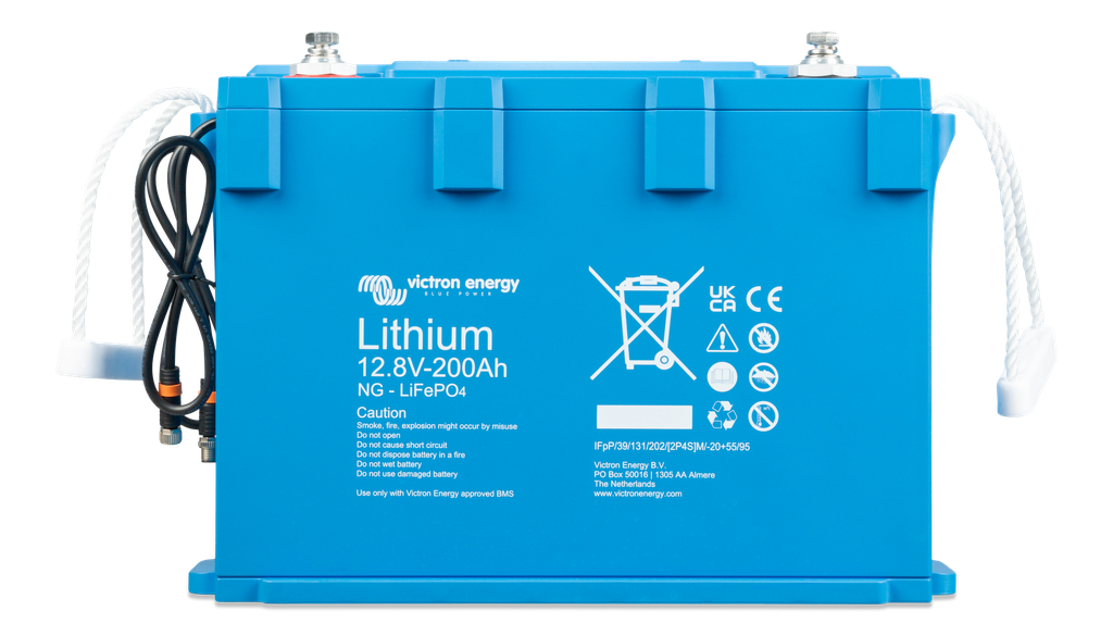 LiFePO4 Battery 12.8V 200Ah NG (front)  [#39394]