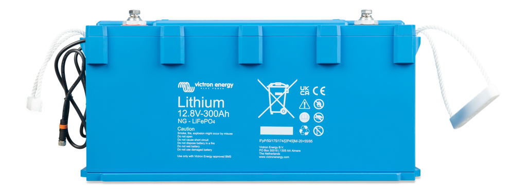 LiFePO4 Battery 12.8V 300Ah NG (front)  [#39452]