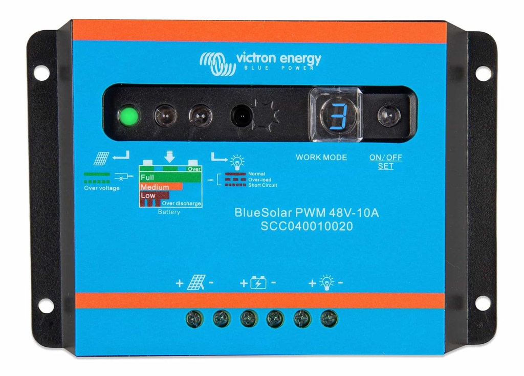 BlueSolar PWM BlueSolar PWM-Light Charge Controller 48V-10A