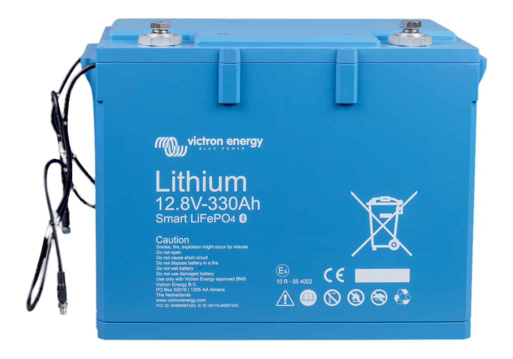 Lithium-Batterie 12,8V & 25,6V LiFePO4 Smart 12V, LiFePO4 Battery 12,8V/330Ah Smart
