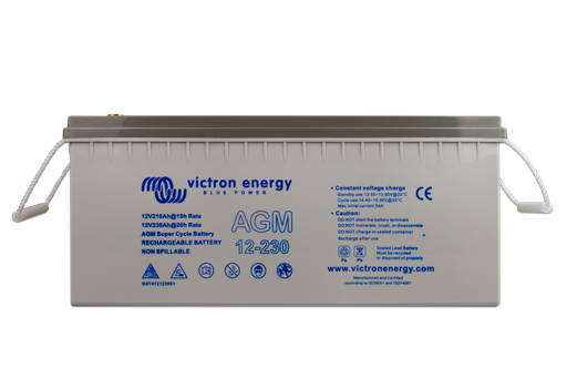 [BAT412123081] 12V/230Ah AGM Super Cycle Batt. (M8)