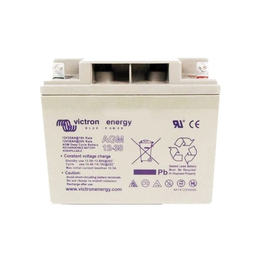 [BAT412350084] 12V/38Ah AGM Deep Cycle Batt.