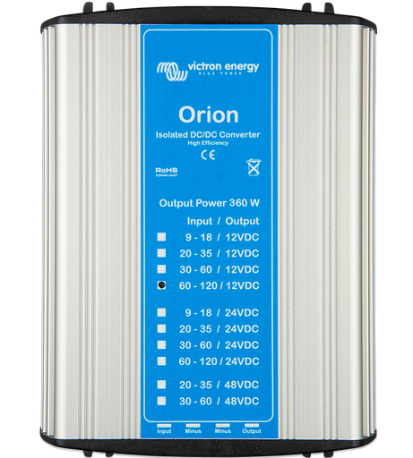 Orion DC-DC Wandler 60-120V zu 12V/24V, isoliert