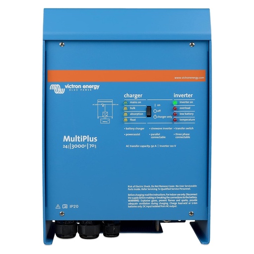 [PMP242301102] MultiPlus 24/3000/70-50 120V VE.Bus (UL 1741 & 458)
