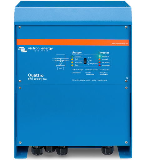 [QUA125021102] Quattro 12/5000/220-100/100 120V VE.Bus (UL 458)