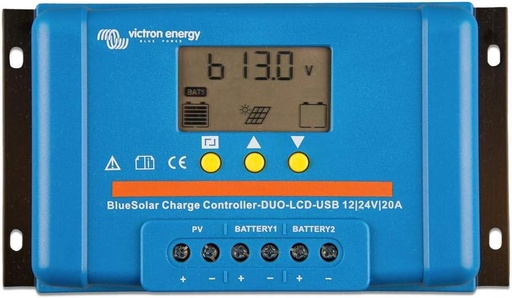[SCC010020060] BlueSolar PWM DUO-LCD&USB 12/24V-20A