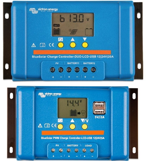 BlueSolar PWM Lade-Regler (DUO) LCD&USB