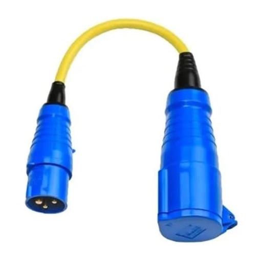 [SHP307700280] Adapter Cord 16A to 32A/250V-CEE Plug 16A/CEE Coupling 32A
