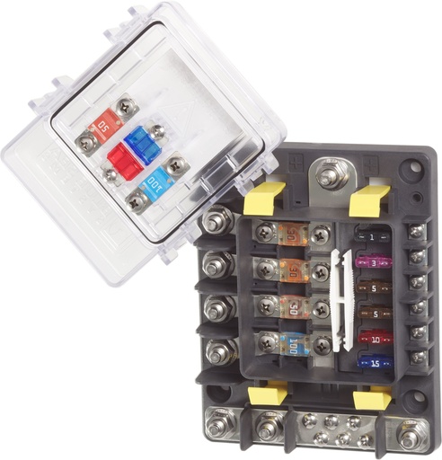[7748-BSS] Multi-Sicherungshalter 350A - 4x MIDI & 6xATC/ATO