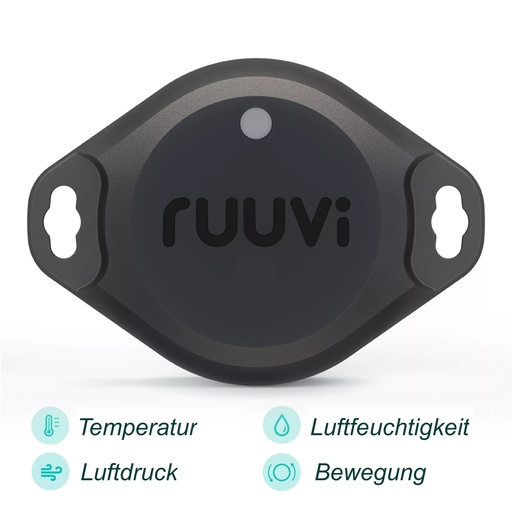 [RUUVI-pro-4in1] RuuviTag Bluetooth-Umweltsensor Pro IP67 - RuuviTag Sensor (4in1)
