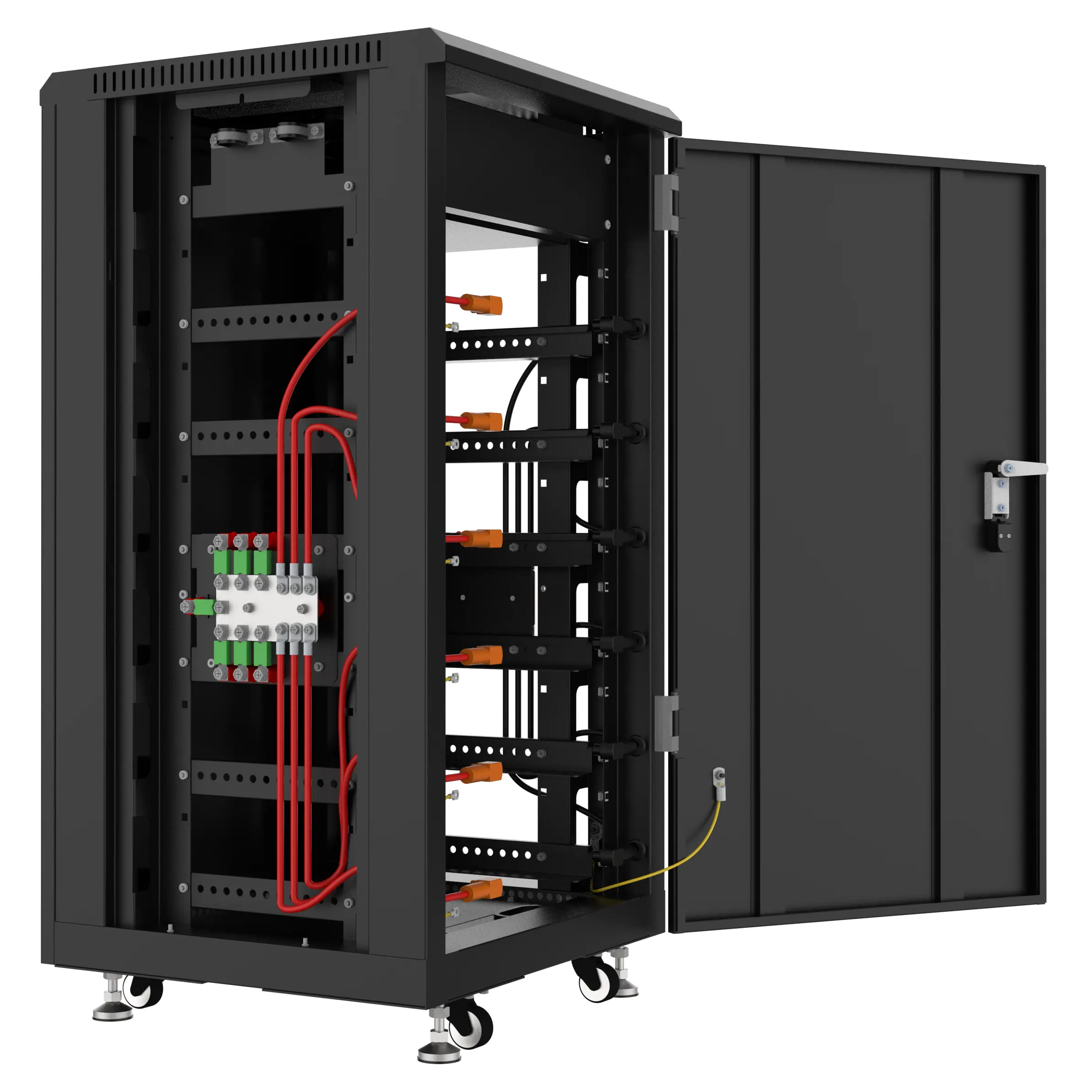 ZYC Energy SIMPO Batterie-Schrank (vorverkabelt) INDOOR - 6x SIMPO 5000 (inkl. DC-Hub 7x MEGA-Fuse)