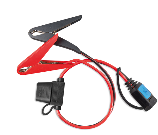 [BPC900400014] Zubehör für Blue Smart IP65 Ladegeräte Kabel, Zangen-Anschlussklemmen (30A ATO-Sicherung)