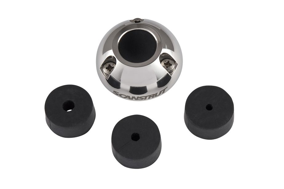 Scanstrut vertikale IP68 Kabel-Durchführung (Kunststoff / Edelstahl) Edelstahl, Scanstrut DS30-S (30mm)