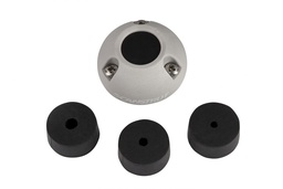 Scanstrut vertikale IP68 Kabel-Durchführung (Kunststoff / Edelstahl) Kunststoff (grau), Scanstrut DS21A-P (21mm)