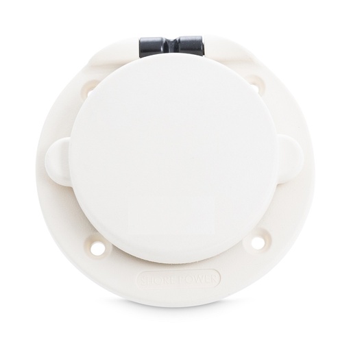 [SHP301603000] Landstrom-Anschluss Anschlussdose, Anschlussdose Polyamid mit Abdeckung 16A/250VAC (2p/3w)
