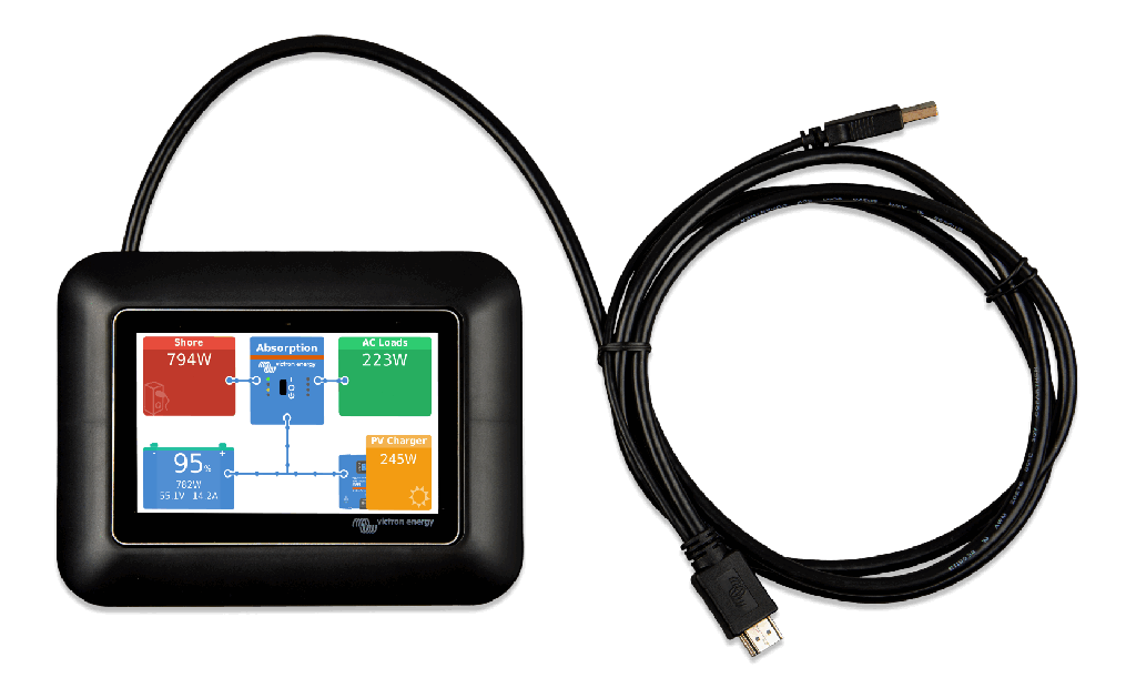Montageadapter für GX-Touch-50 und -70 Bildschirme GX Touch 50 Adapter für CCGX Ausschnitt