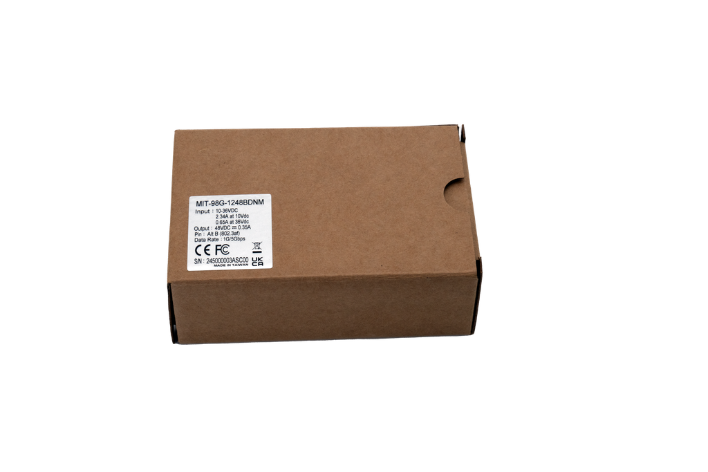 PoE Injector 12-24V Power Over Ethernet DC 5Gb